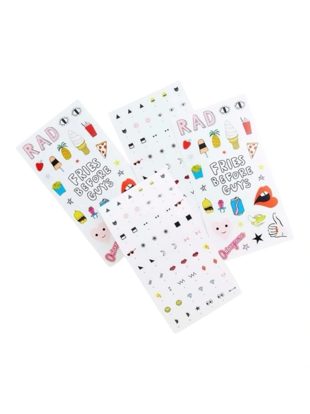 new Bando  Fries Before Guys  iPhone 6 7 Case  Clear Pink Lips Stickers 